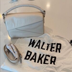 Walter Baker Cream Shoulder Bag
